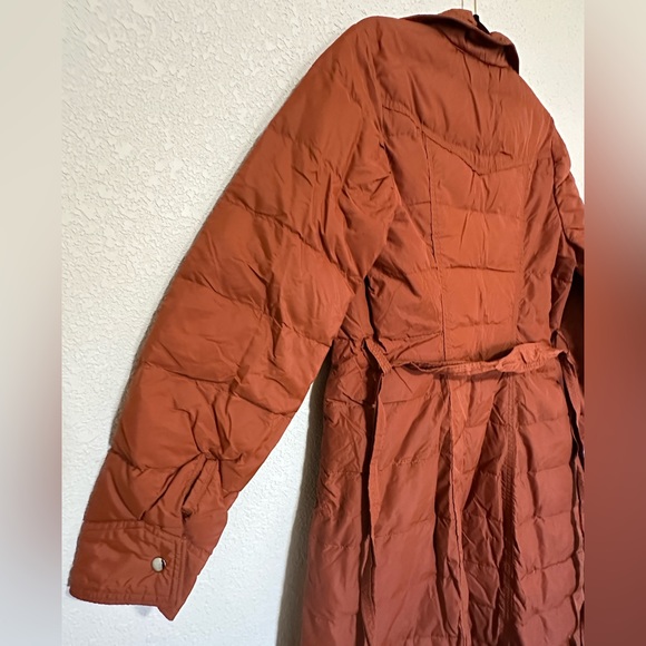 Orange Long-Line Vintage Winter Coat • Frostline Kits - Picture 5 of 7